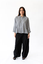 Paper Temples Stripe Flounce Top - ATELIER957
