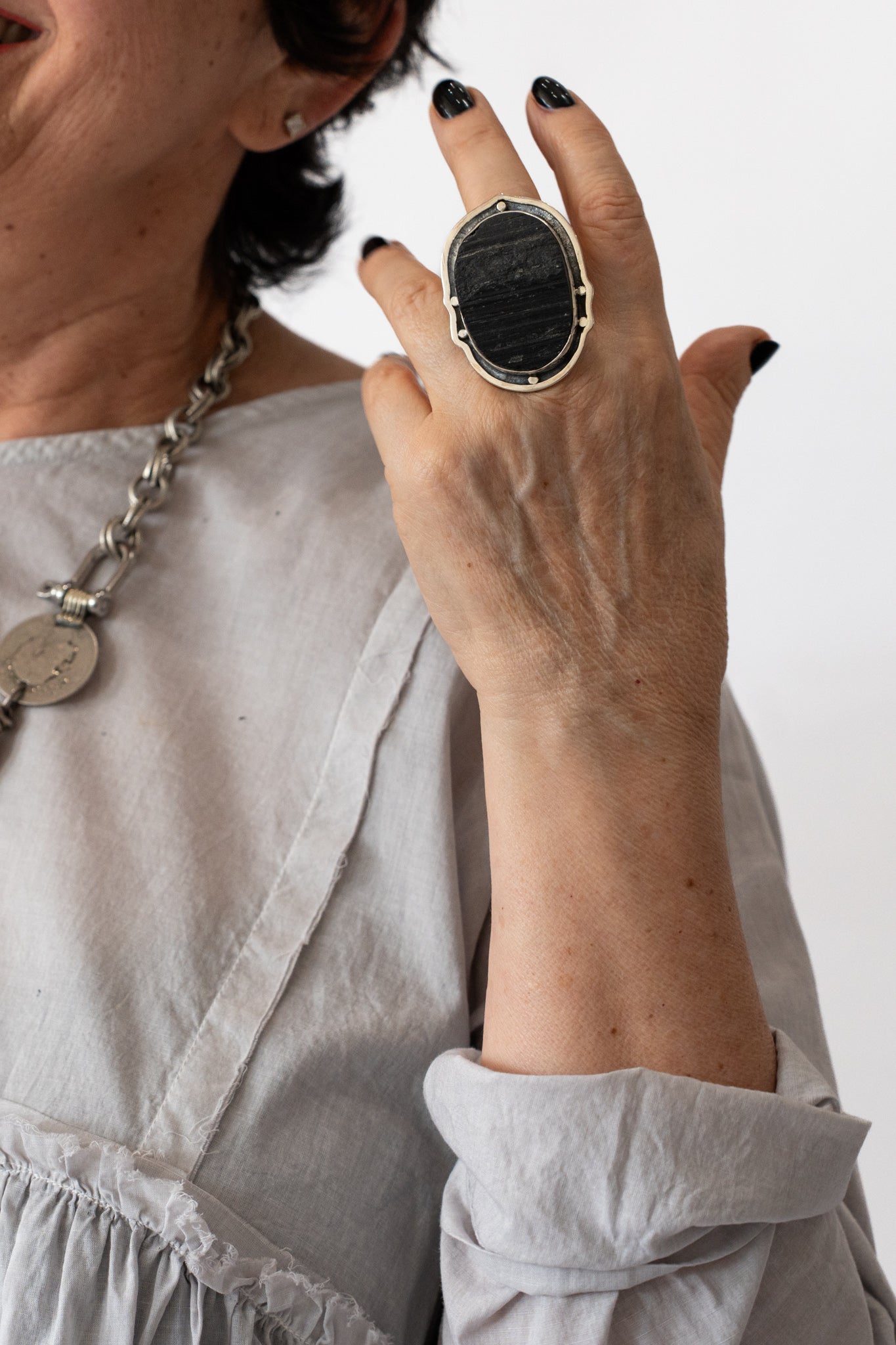 Sally Bass Kyanite Ring
