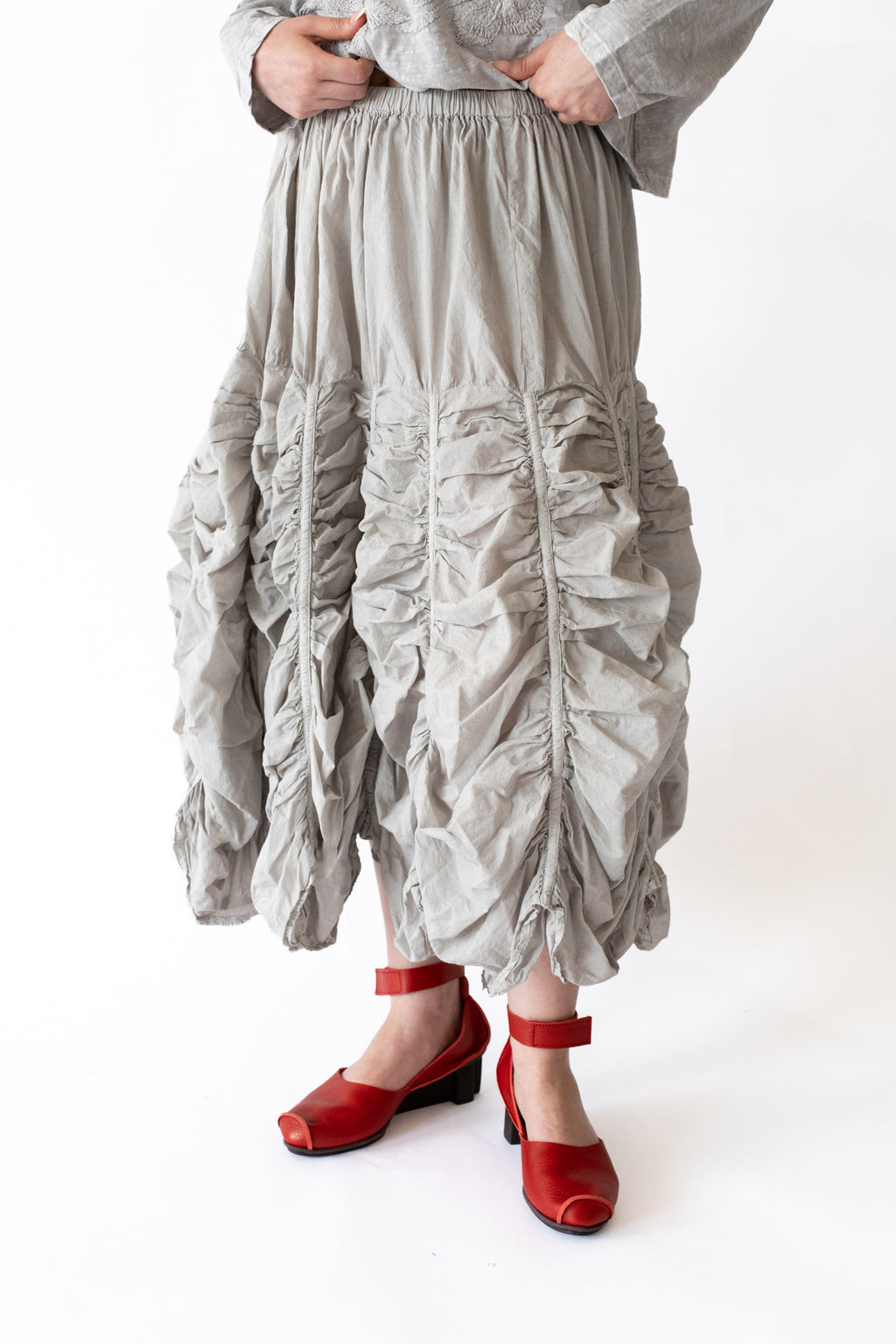 Krista Larson Rouched Skirt