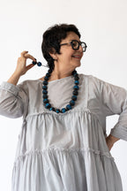 Sally Bass Adjustable Blueberry Necklace