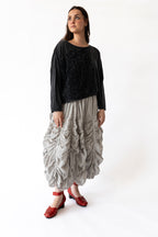 Krista Larson Crop Cabbage Rose T-Shirt | ATELIER957