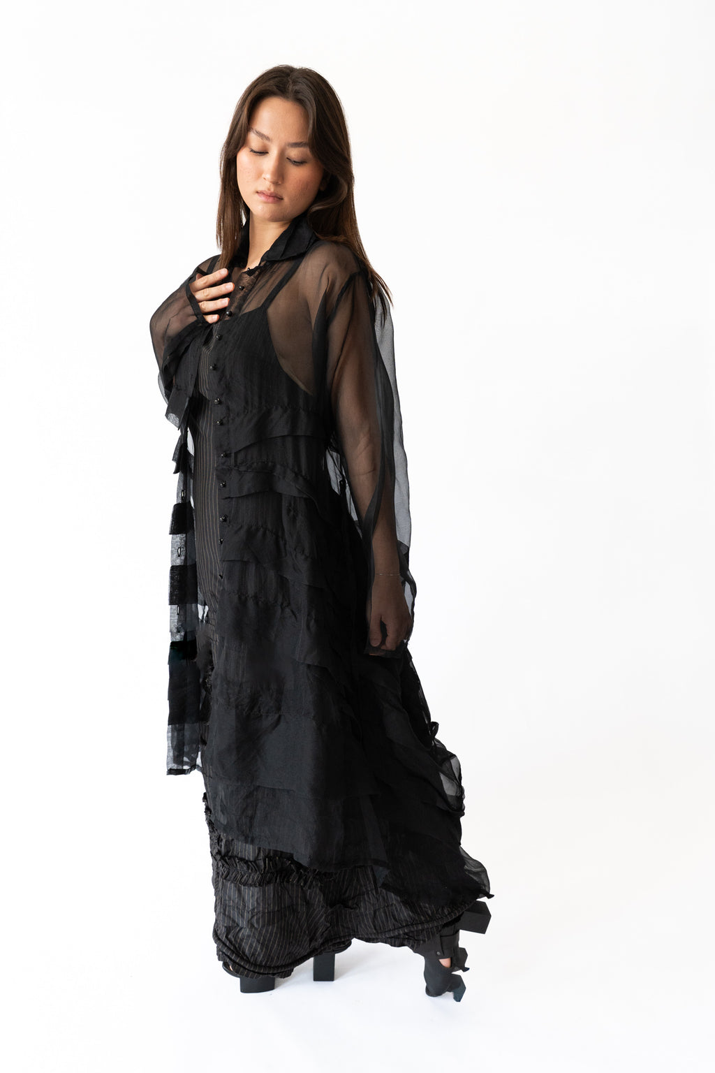 Krista Larson Taffeta Long Lavish Slip | ATELIER957