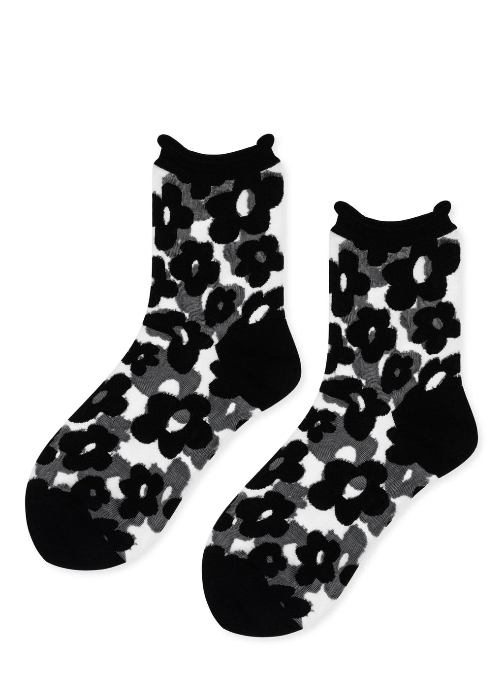 Pop Sheer Short Crew Socks | ATELIER957