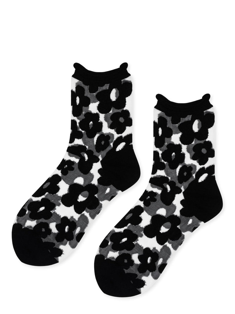 Pop Sheer Short Crew Socks | ATELIER957