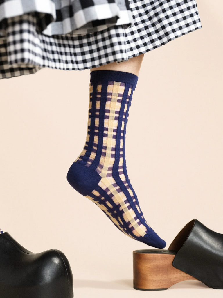 Hansel From Basel Wonka Sheer Crew Socks | ATELIER957