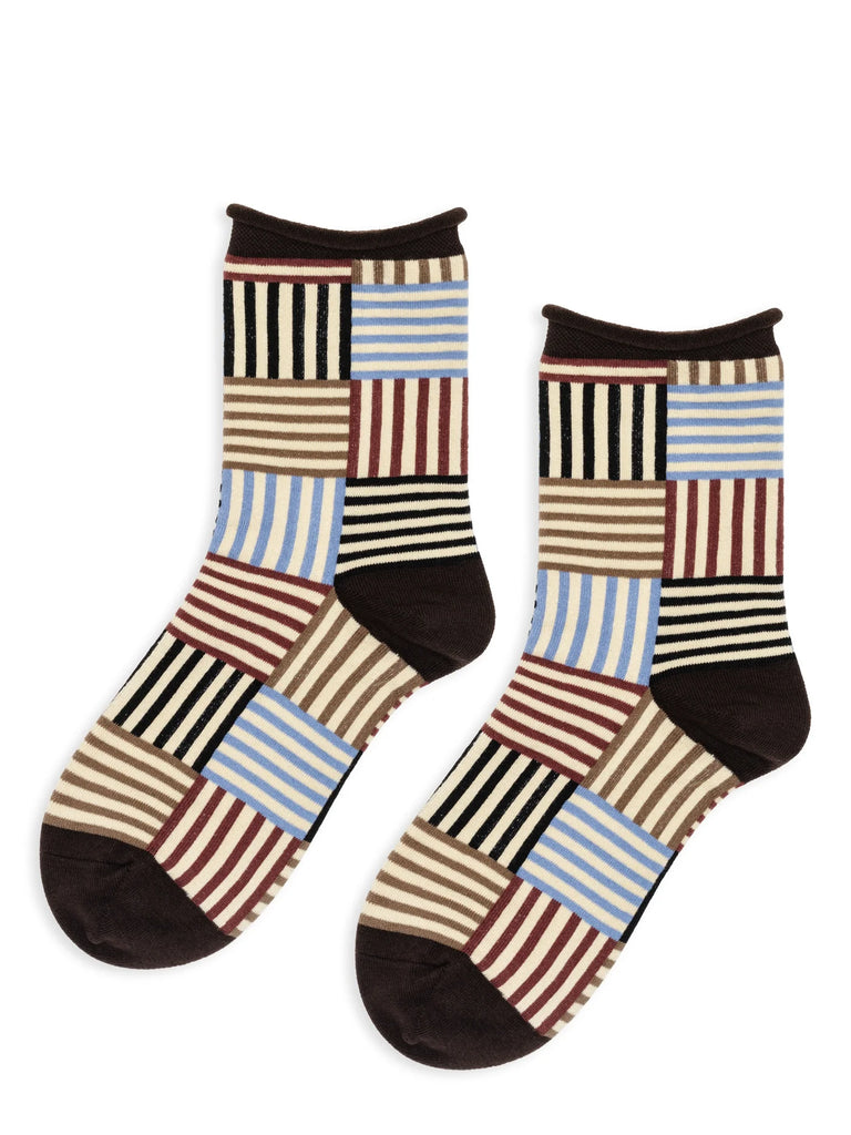 Striped Tile Crew Socks | ATELIER957