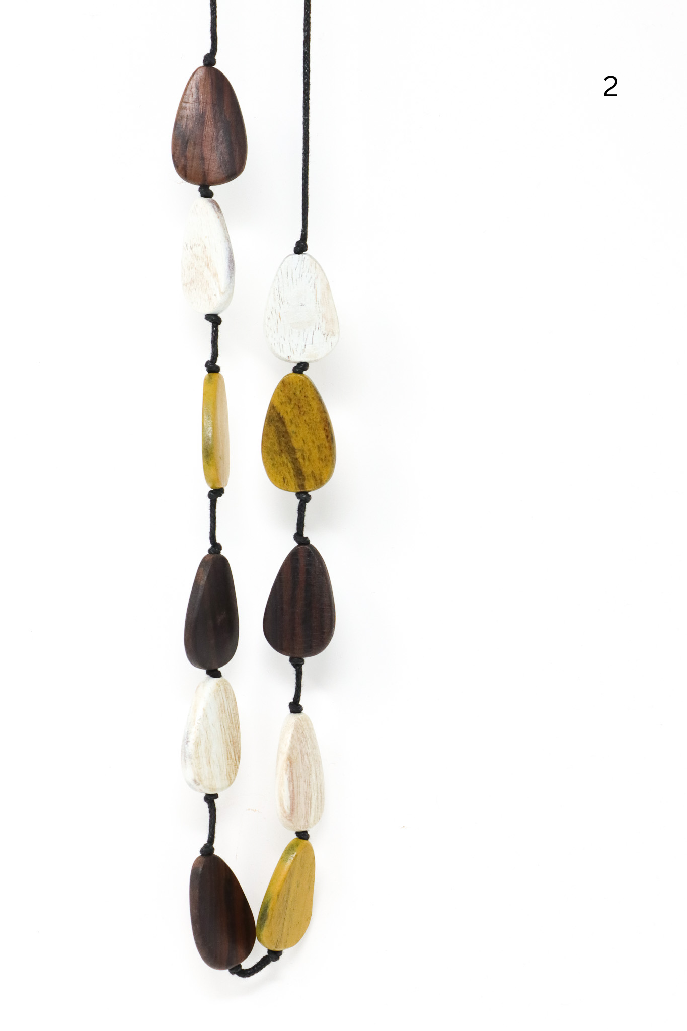 Sally Bass Adjustable Wooden Necklace (5 Styles) | ATELIER957