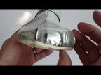 koryavy_dub Aged Silver Goatskin Clogs