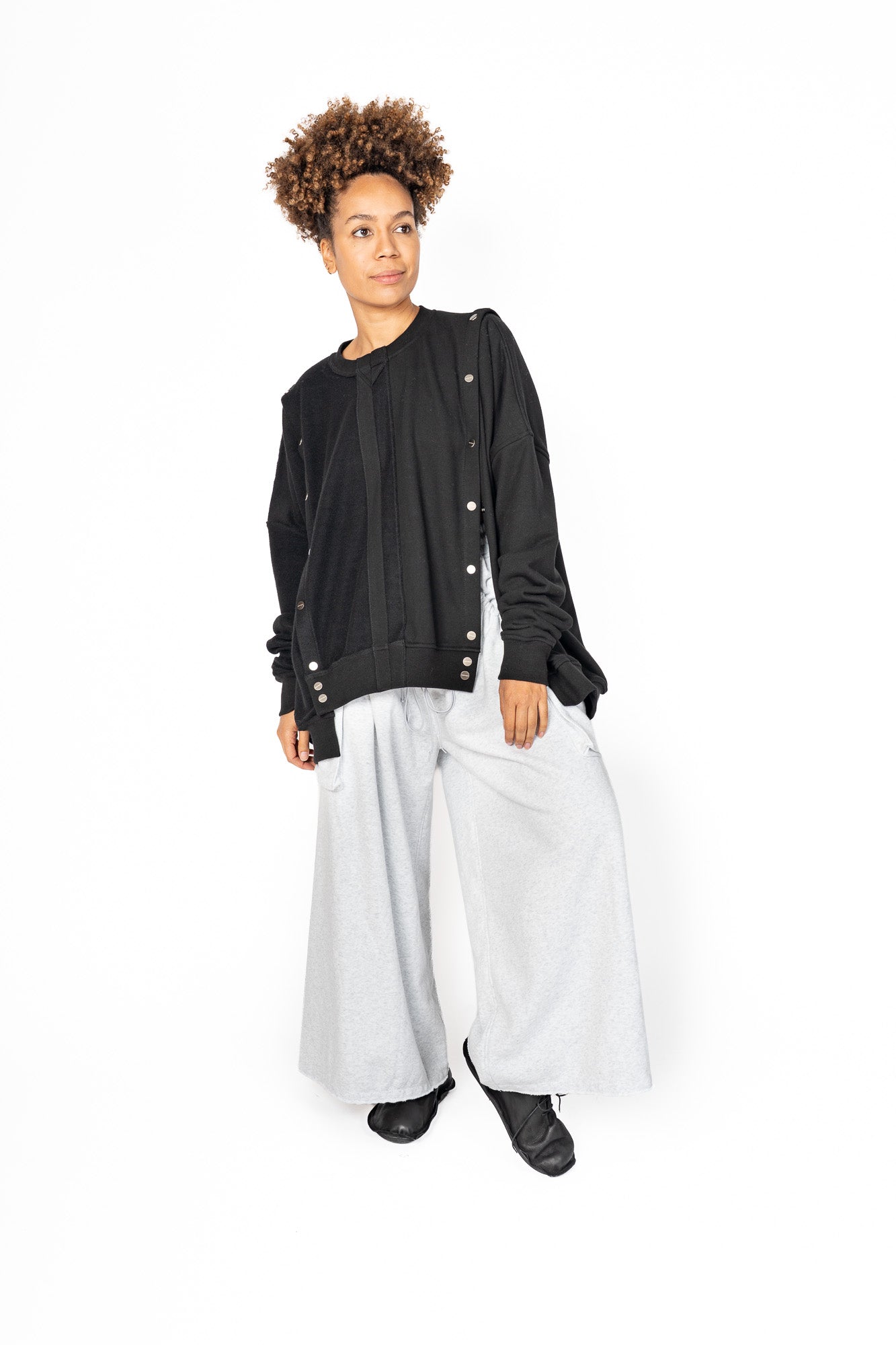 asparagus_ Snap Sweatshirt | ATELIER957