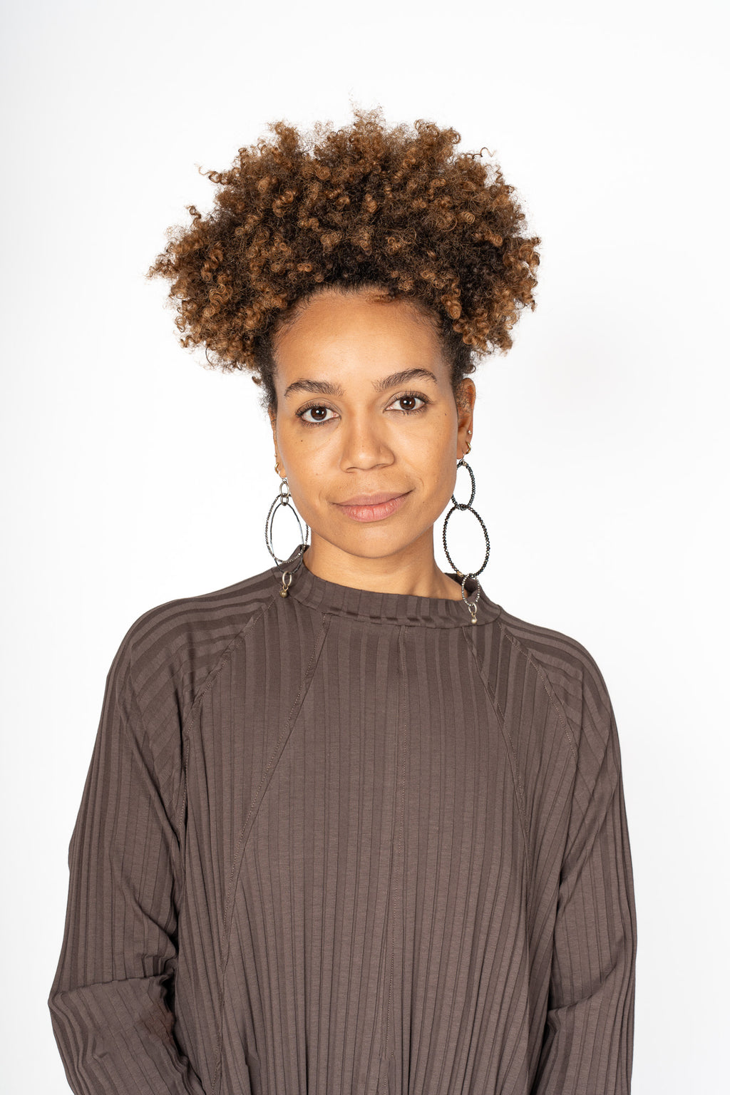 Mya Lambrecht Beaded Loop Earrings