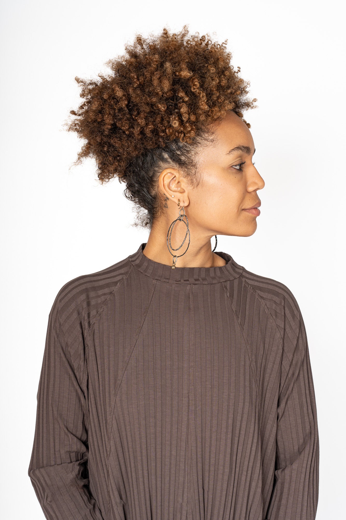 Mya Lambrecht Beaded Loop Earrings