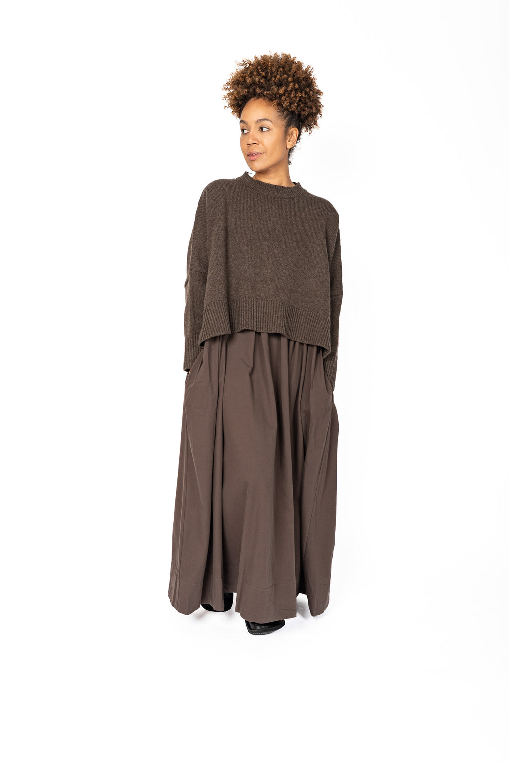 SORT AARHUS SA-MAELLE 2 Piece Sweater Dress | ATELIER956