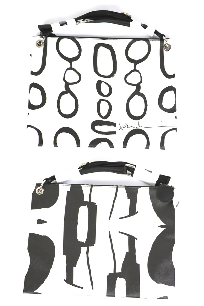 Black Line Crazy Large Shoulder Bag (3 Styles) | ATELIER957