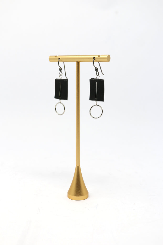 Tammy Rice Circle Square Earrings | ATELIER957