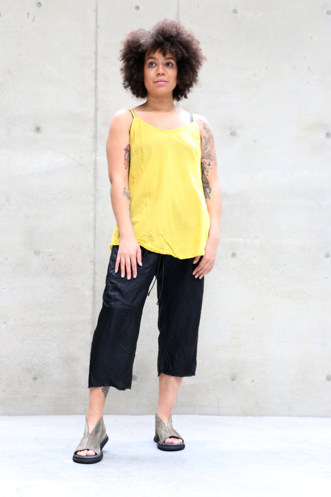 Banana Blue Cotton Sleeveless Top | ATELIER957