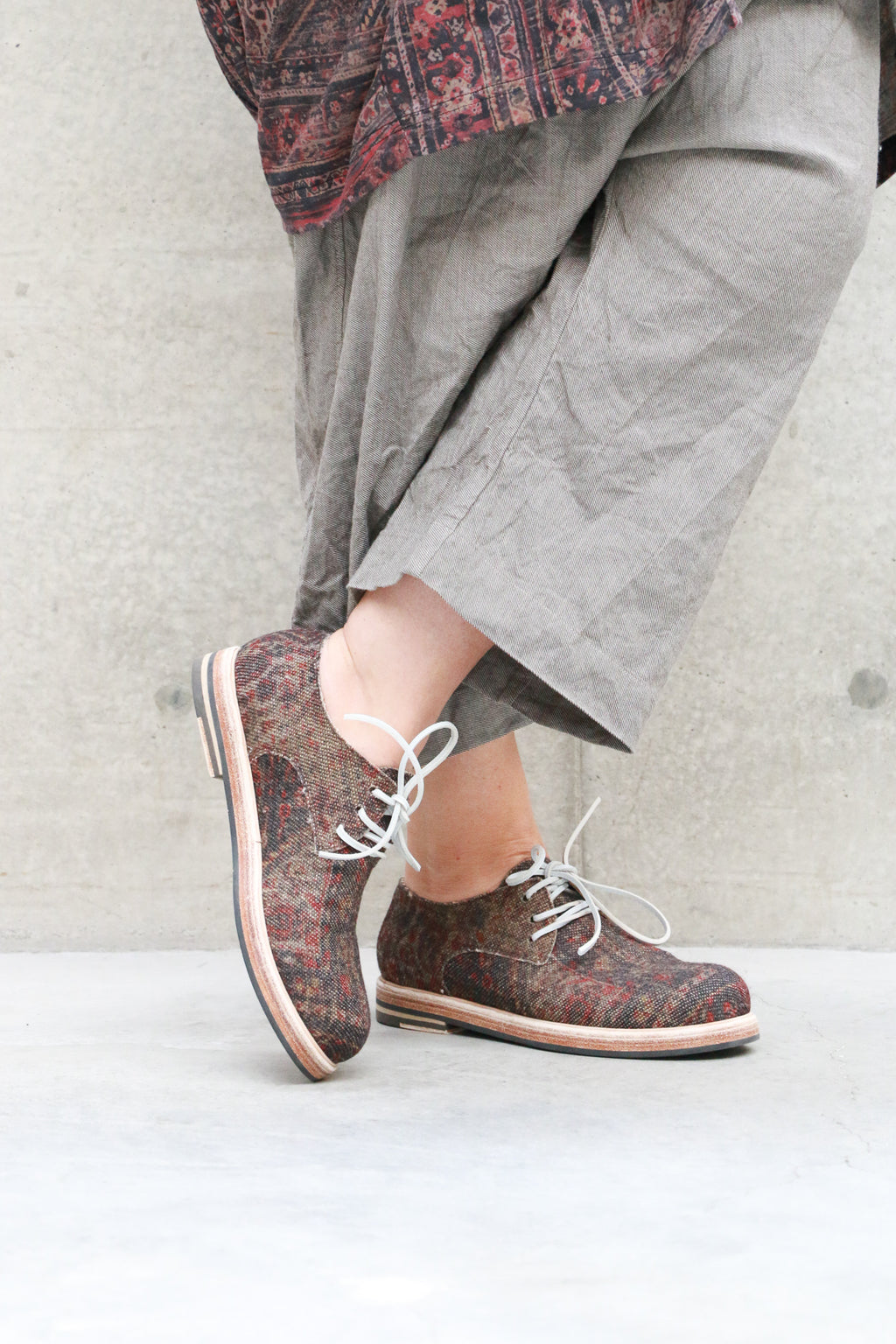 Rundholz Dip Light Kelim Oxford Shoes | ATELIER957