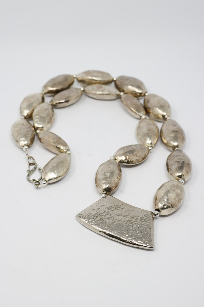 Sally Bass Silver Nepalese Beads Necklace | ATELIER957
