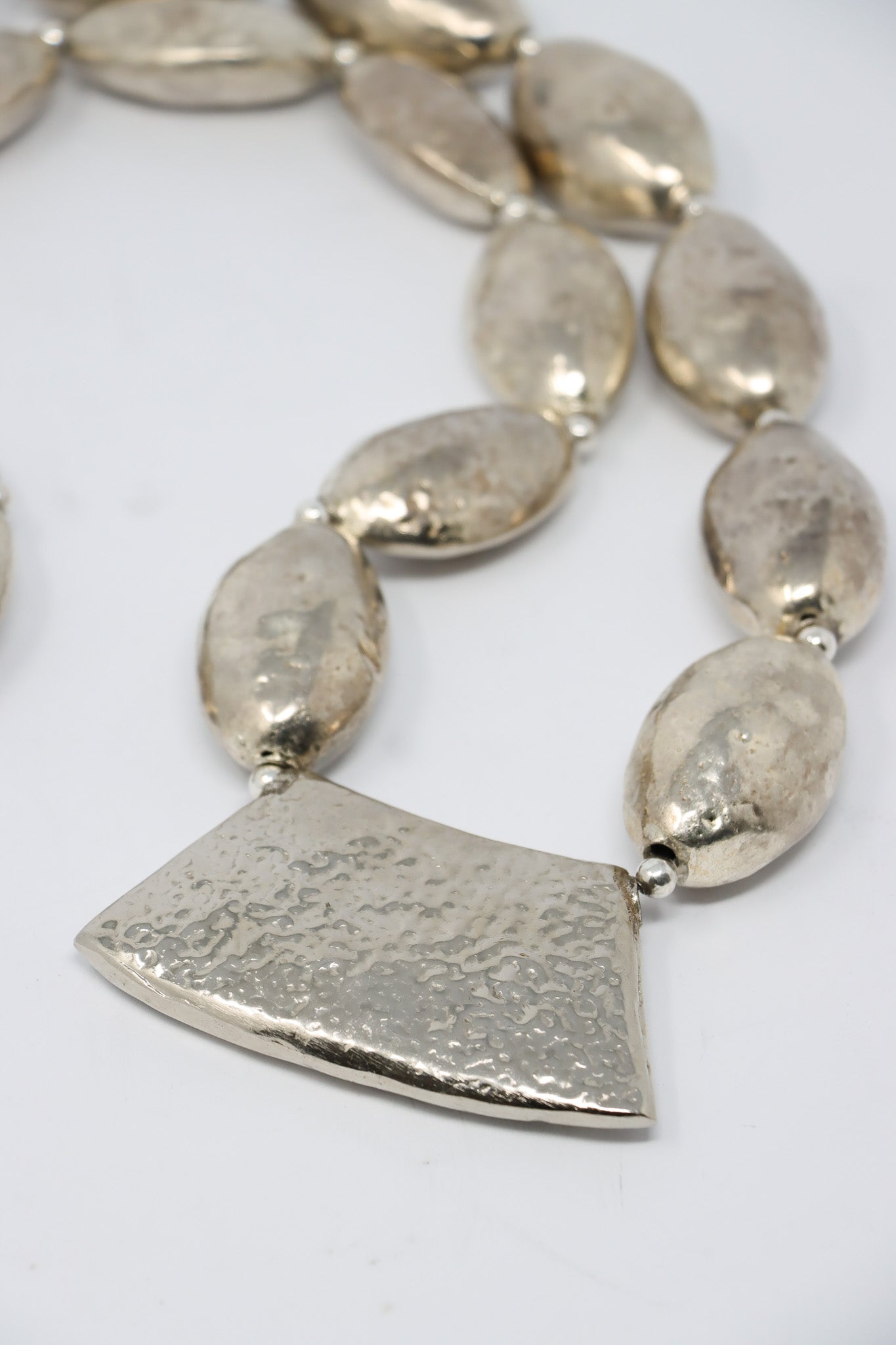 Sally Bass Silver Nepalese Beads Necklace | ATELIER957