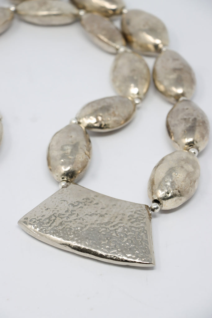 Sally Bass Silver Nepalese Beads Necklace | ATELIER957