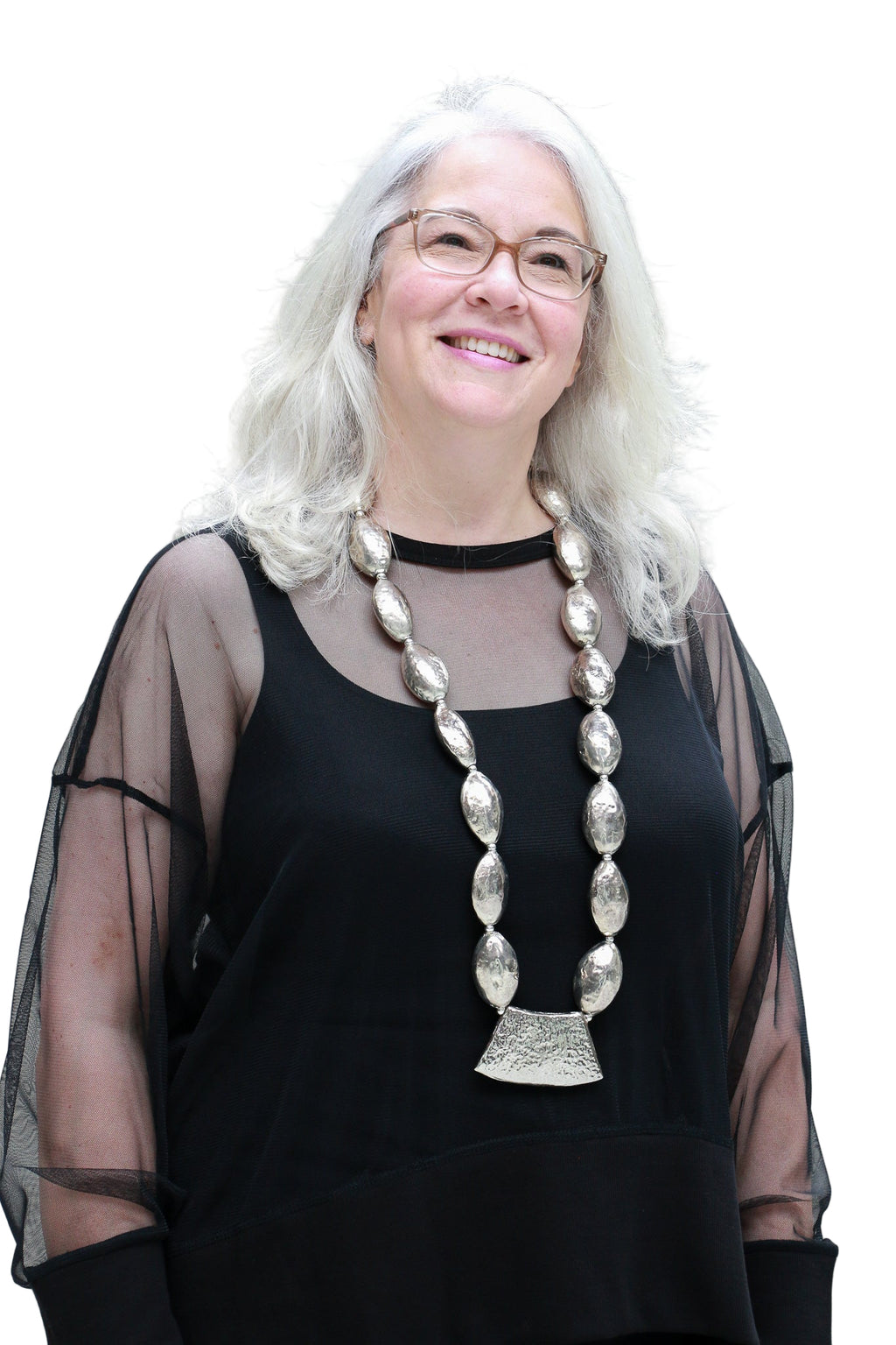 Sally Bass Silver Nepalese Beads Necklace | ATELIER957